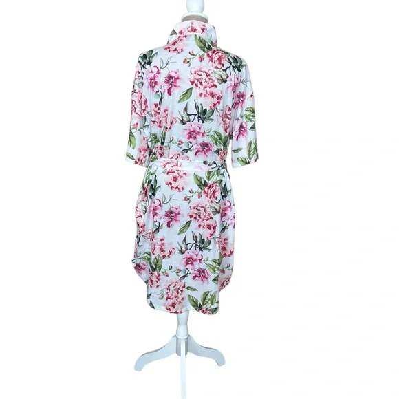 EUC Show Me Your MuMu “Brie” Floral Robe Garden of Blooms - Picture 7 of 11
